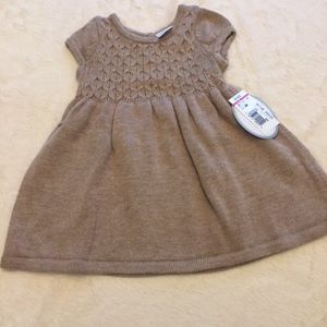 Knit baby girl dress
